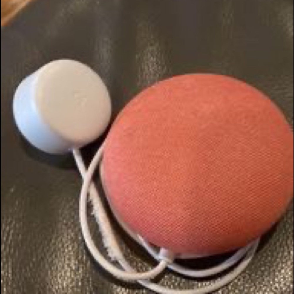 Coral (pink) google nest mini